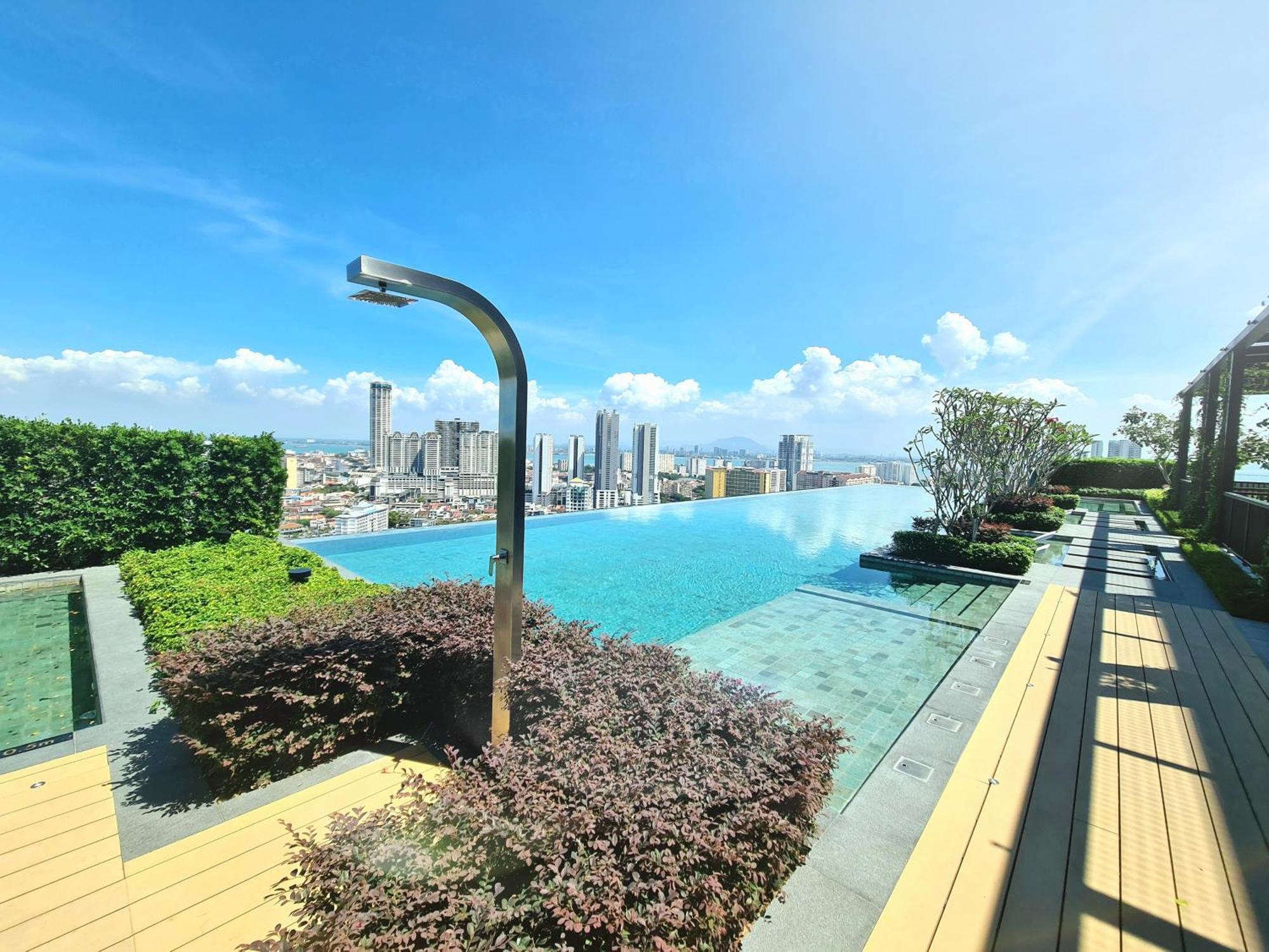 Beacon Executive Suite - Skypool Penang View جورج تاون المظهر الخارجي الصورة